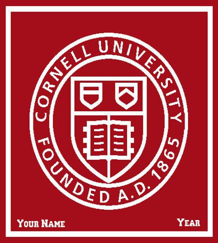 Custom Cornell Cardinal Seal 50 x 60