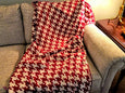 Holiday Houndstooth  50 x 60