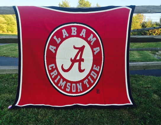Alabama Seal Blanket Crimson 60 x 50