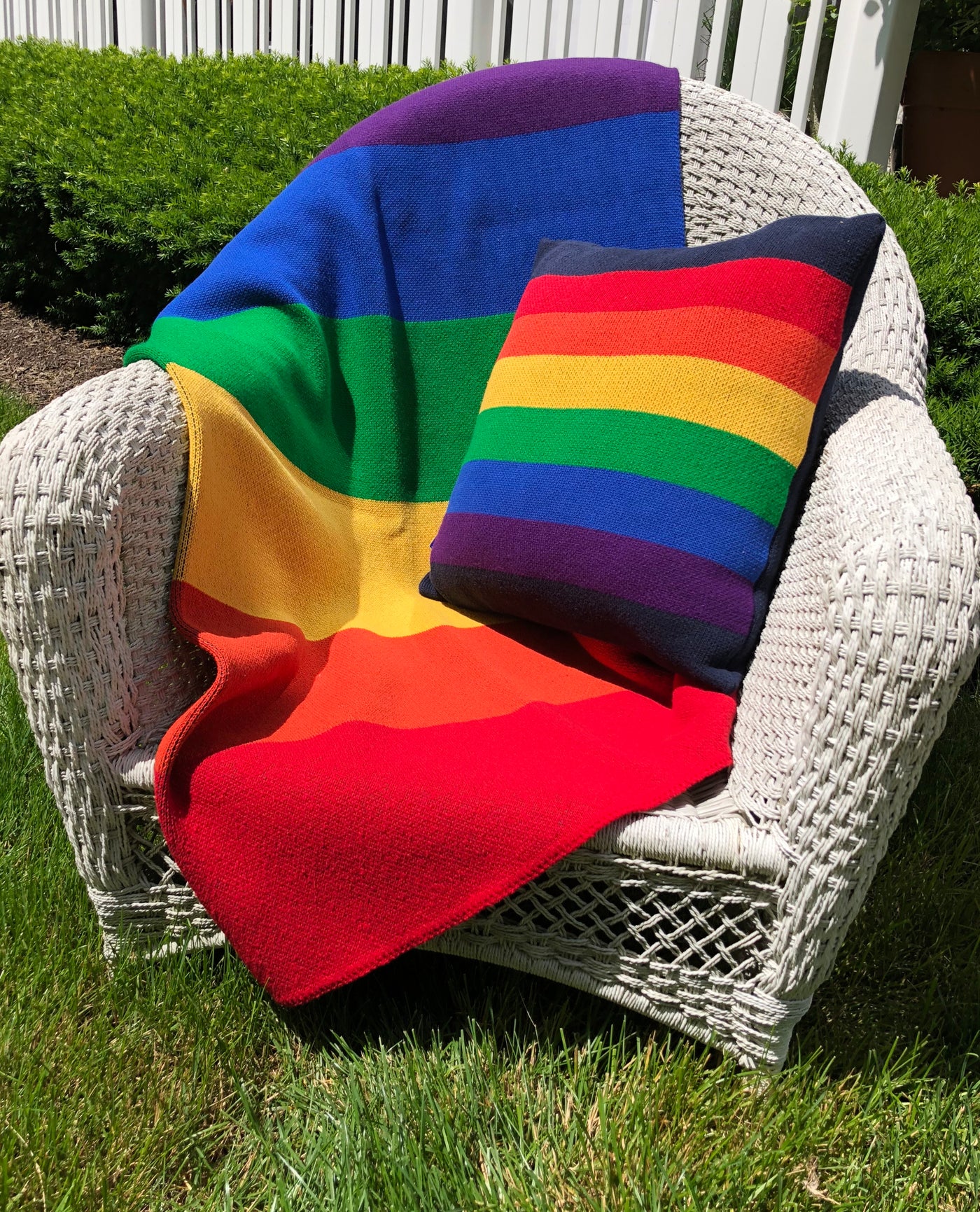 Rainbow Pillow 20 x 20