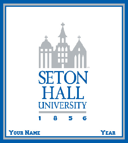 Custom Seton Hall Natural 50 x 60