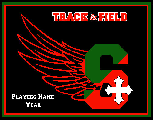 SSSA Track & Field Blanket Customized Name & Year 60 x 50