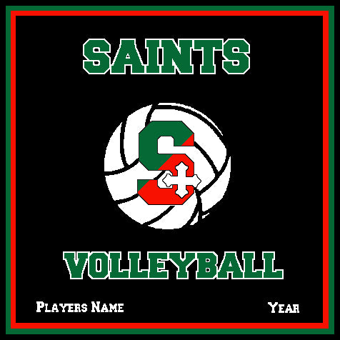 SSSA Volleyball Blanket 50 x 60  Customized Name & Number