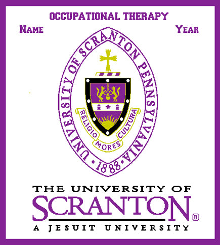 University of Scranton Occupational Therapy Customized with Name and Year 50 x 60