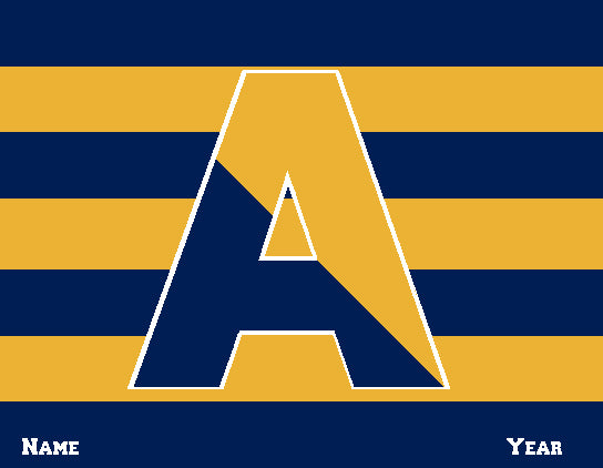 Custom Agnes Irwin Striped Athletic Name and Year 60 x 50