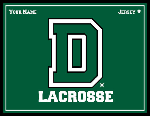 Dartmouth Solid Men's Lax Name & Number