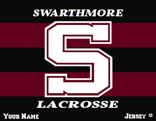 Swarthmore Men's Striped Lacrosse Name & Number