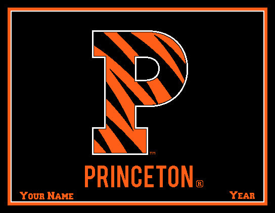 Custom Princeton Striped P  60 x 50