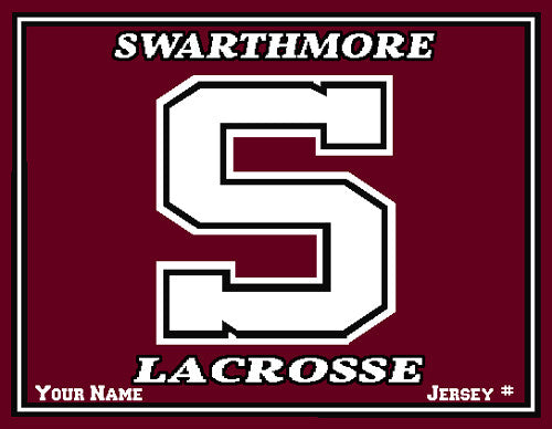 Swarthmore Men's Lacrosse Name & Number