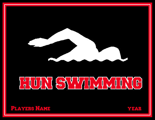 The Hun School Swimming Blanket Customized Name & Year 60 x 50