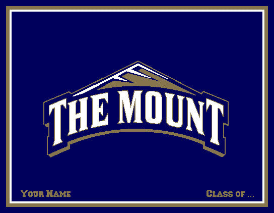 Mt. St. Mary's "The Mount" Blanket Customized with Name & Year