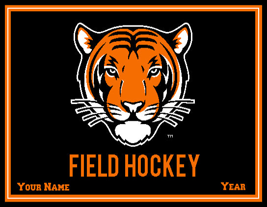 Princeton FH Tiger Name & Year 60 x 50