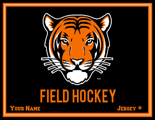 Princeton Field Hockey Tiger Name and #  OR Name and Year 60 x 50