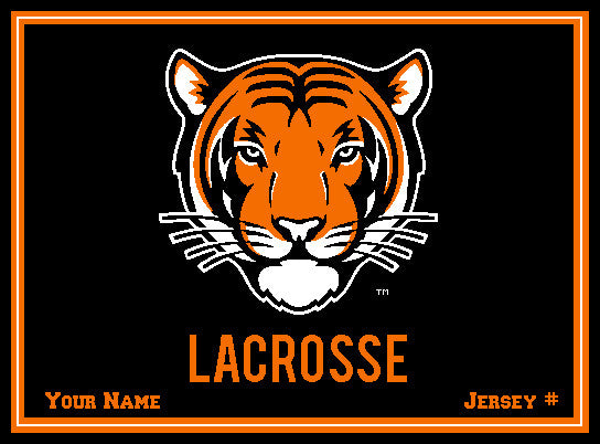 Princeton University Lacrosse Name & Number