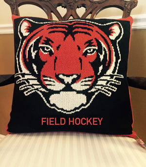 Princeton TIGER Field Hockey Pillow 20 x 20 – Custom Made Comfort