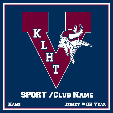 King Athletic Any Sport /Club Customized with your Sport or Club, Name, # or Year 50 x 60