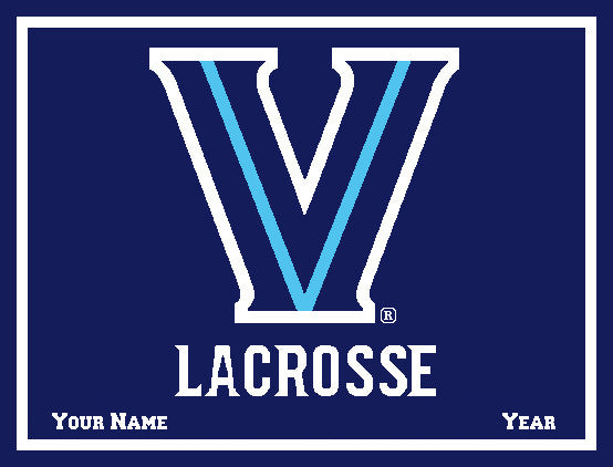 Villanova NAVY Base Women's Lacrosse Customized with  Name & Year