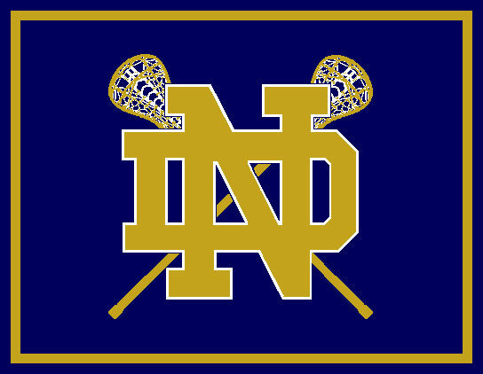 Notre Dame Women's Lacrosse Sticks NAVY Base 60 x 50