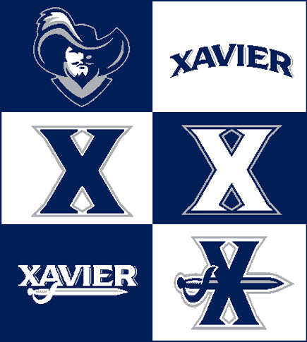 Xavier Multi Logo Dorm, Office, Alumni, Tailgate Blanket